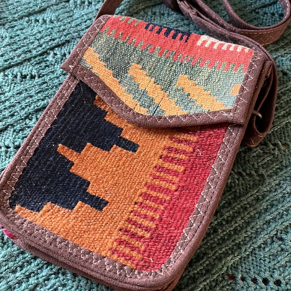 Anthropologie Saddle Blanket Crossbody Bag-Like New! - Picture 2 of 9
